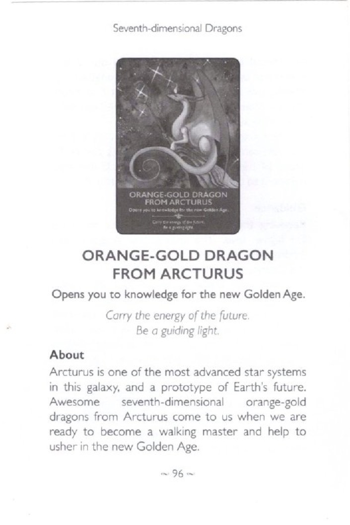 Orange-Gold Dragon from Arcturus image